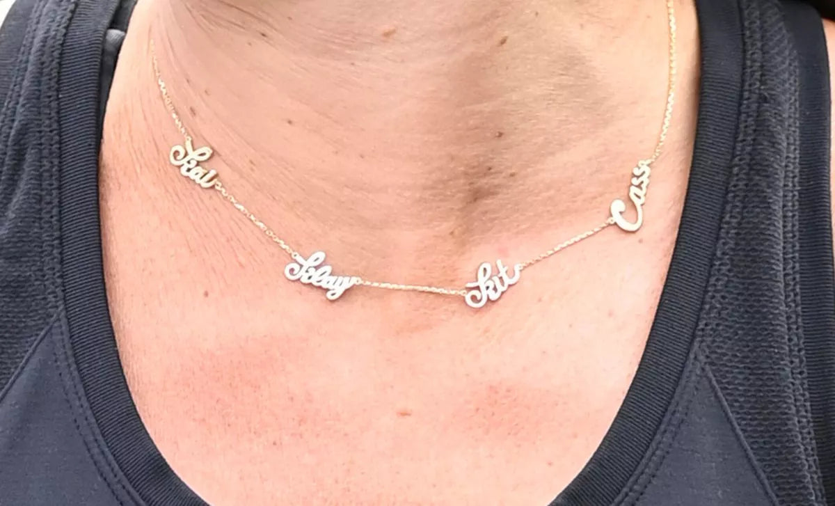 MULTI-NAME NECKLACE AS SEEN ON COLEEN ROONEY