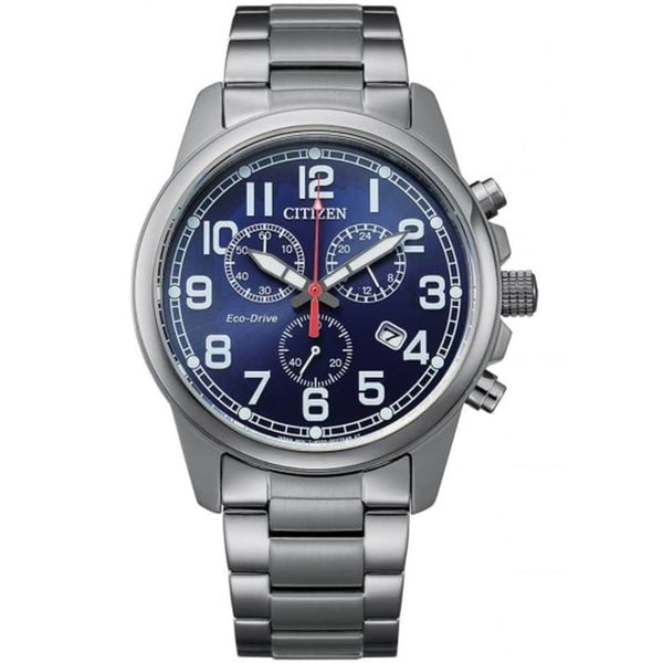 Citizen Mens Eco-Drive Military Blue Chronograph Watch