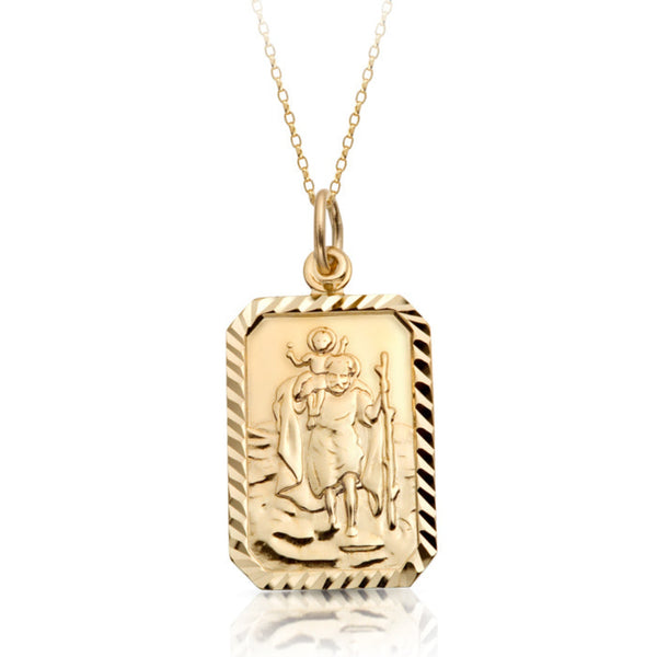 St Christopher Medal - 9ct Gold