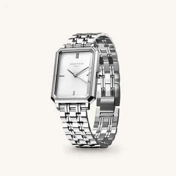 Octagon XS Silver Ladies Watch  - Rosefield