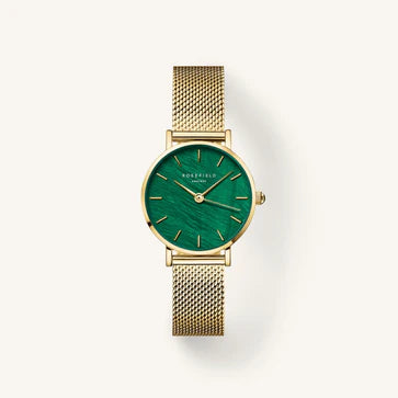 Small Edit Emerald Mesh Rosefield Ladies Watch