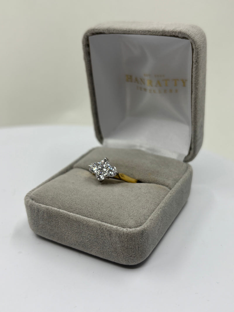 Brilliant Cut Diamond Ring - 18ct Gold