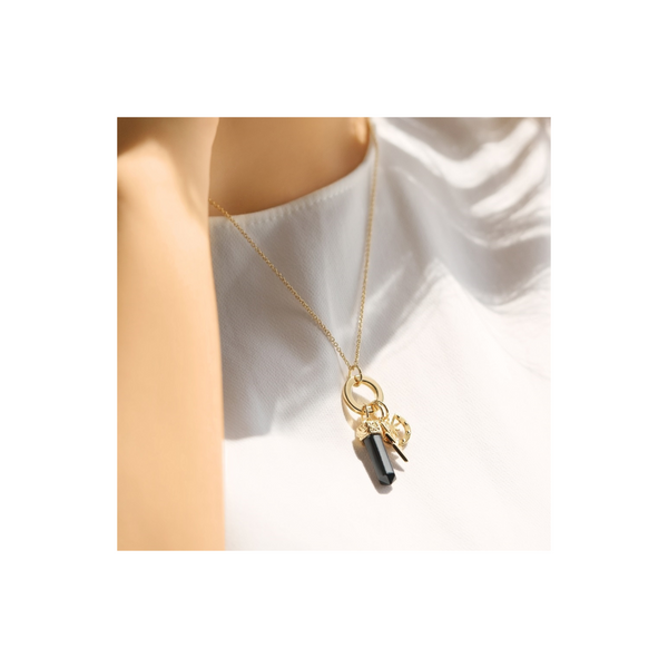 Gold Plated Pendant with Charms Newbridge Silverware