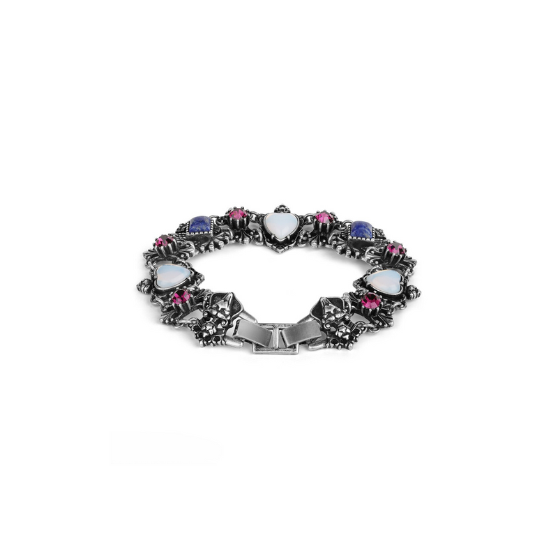 Montana Agate Heart Bracelet