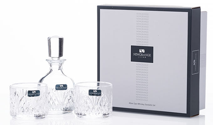 Adare Whiskey Stackable Set Of  3
