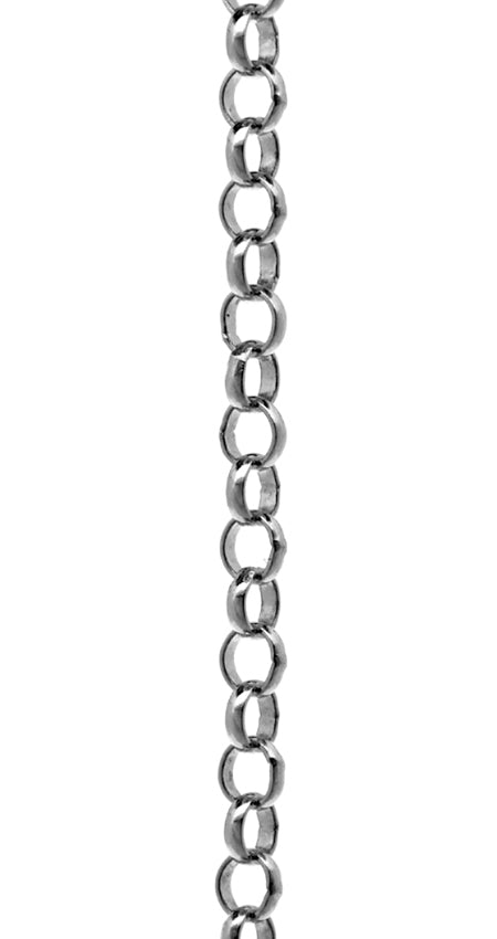Round Belcher Chain 3mm - Sterling Silver