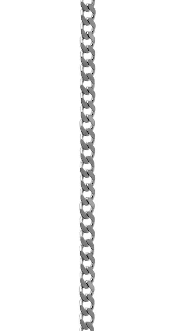 1.7mm Diamond Cut Curb Chain - Sterling Silver