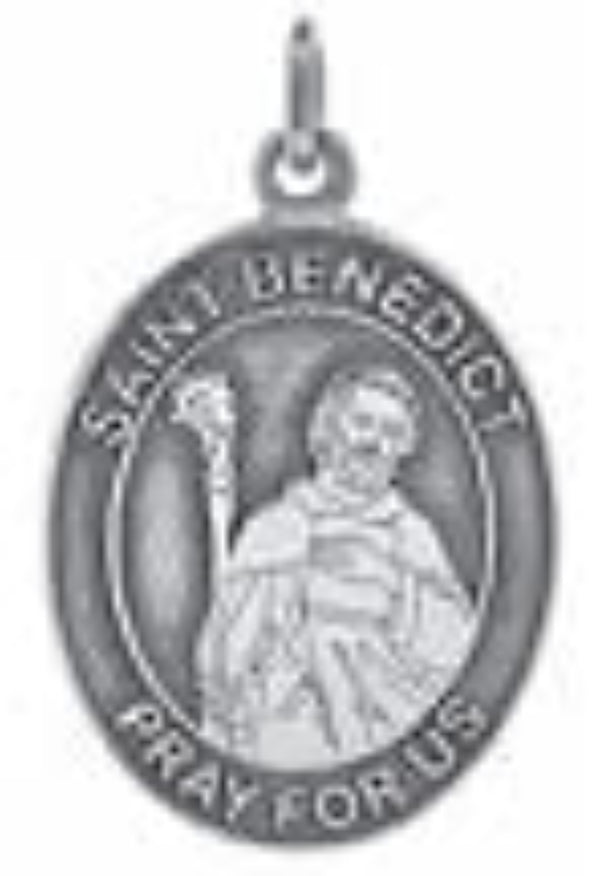 Oval St Benedict's Medal