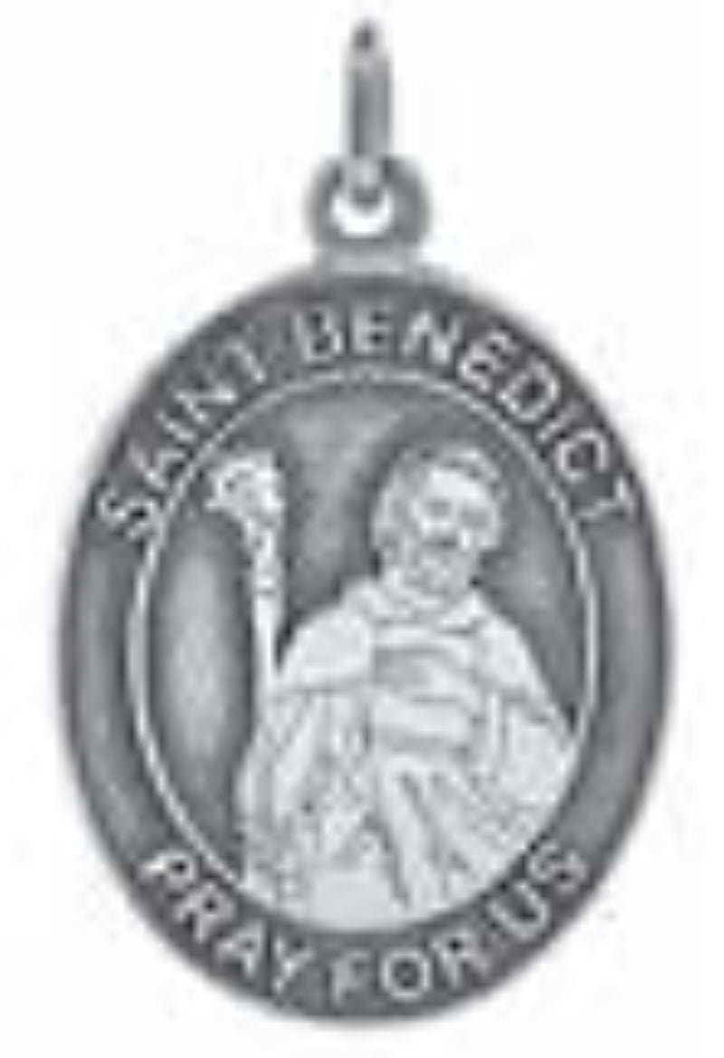 Oval St Benedict's Medal
