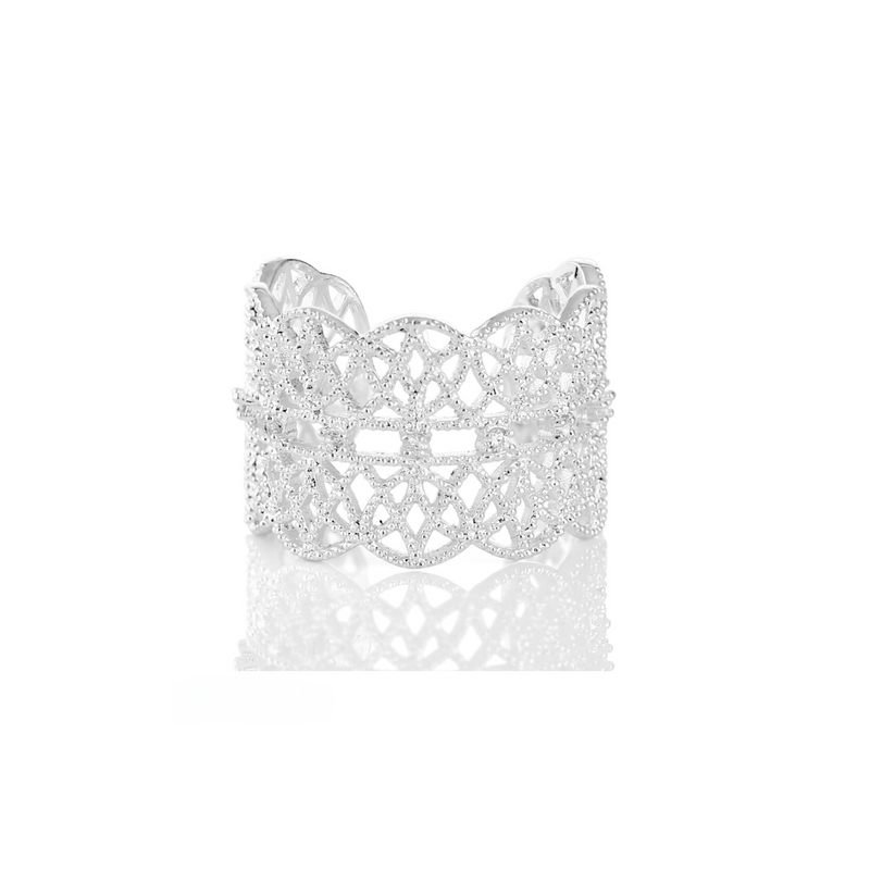 Silver Plated Lace Ring Newbridge Silverware