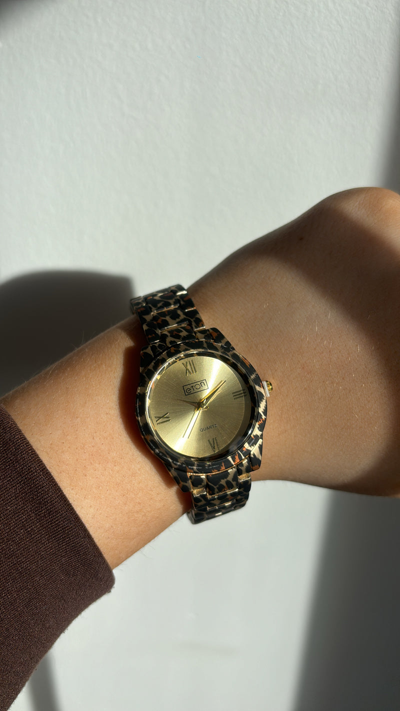 Eton Animal Print Ladies Watch