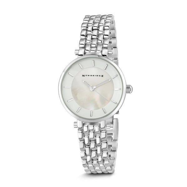 Ladies Silverplated Watch White Face