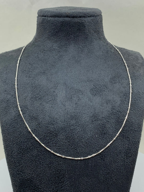 18" Box Link Chain - Sterling Silver