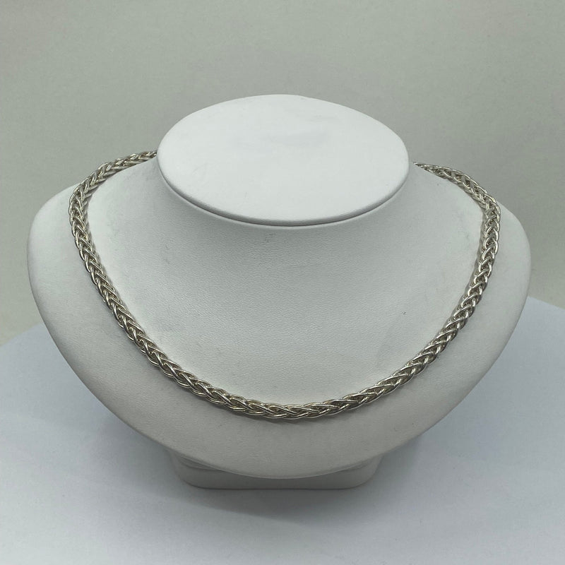 Snake Style Necklace - Sterling Silver