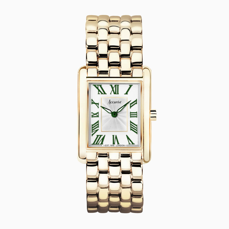 Accurist Ladies Gold Stainless Steel Bracelet Watch