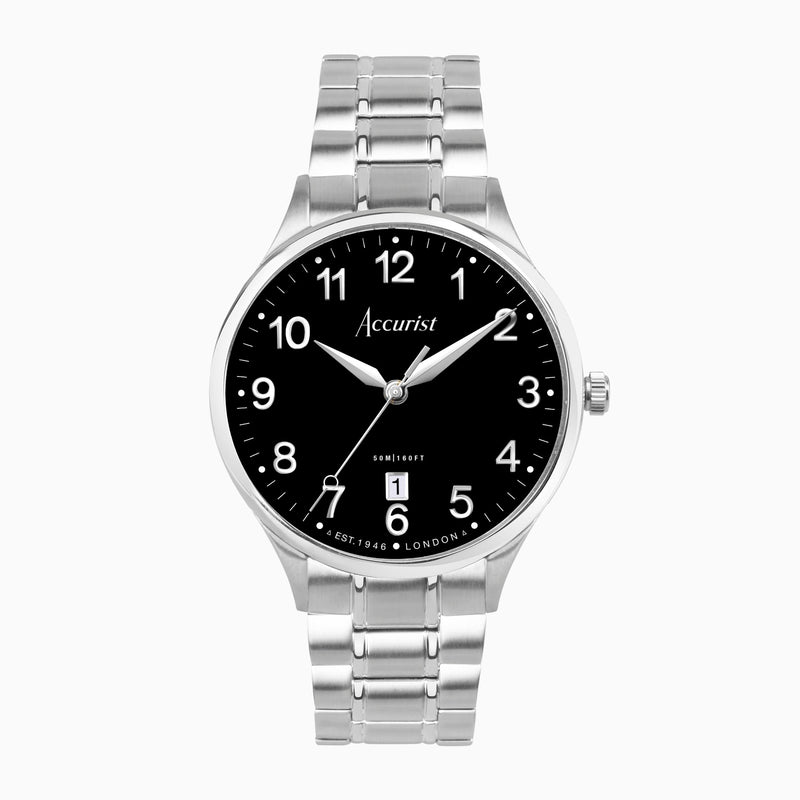 Accurist Gents Stainless Steel Bracelet Watch