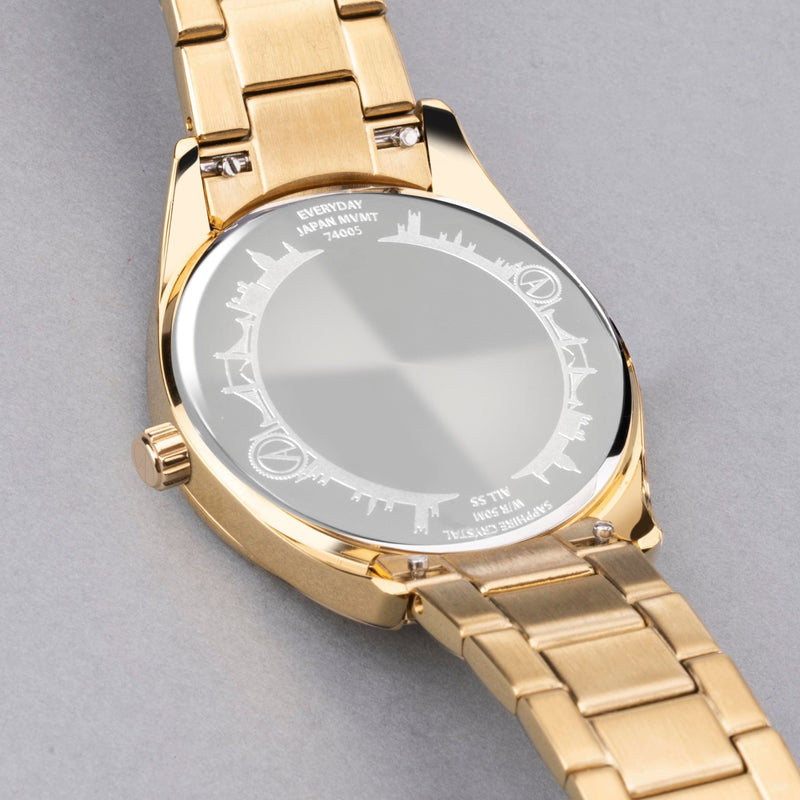 Accurist Ladies Gold Stainless Steel Bracelet Watch