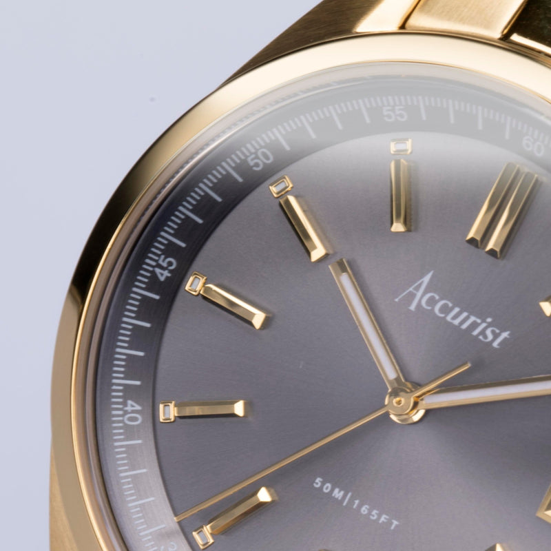 Accurist Gold Stainless Steel Bracelet Watch