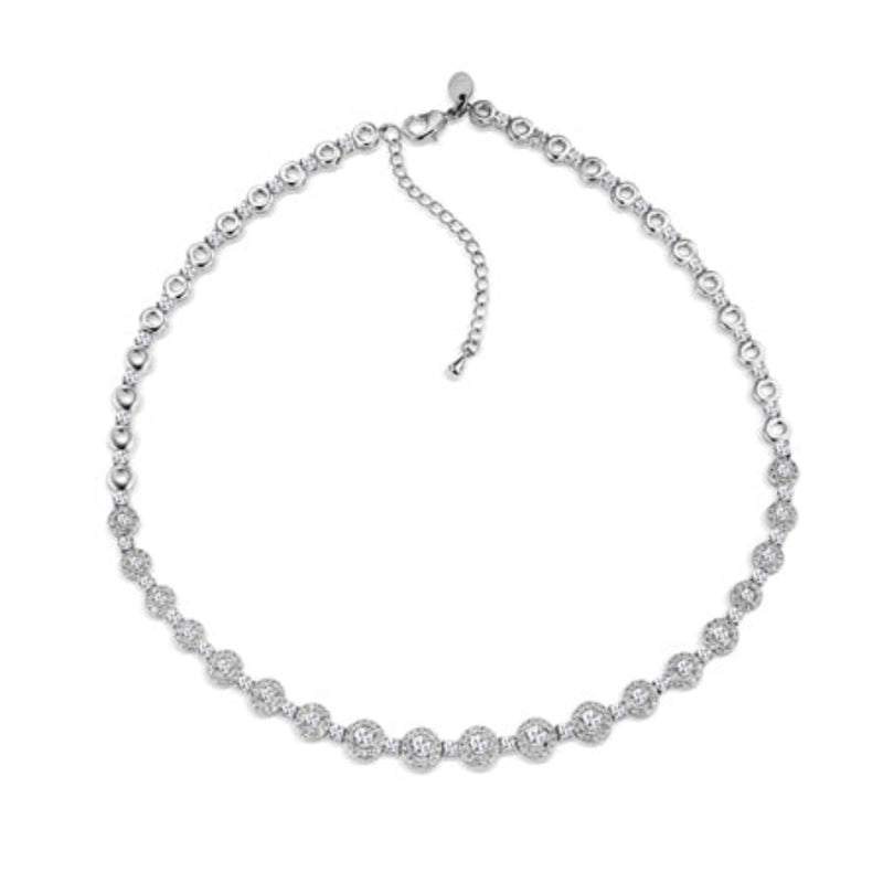 Clear Cubic Zirconia Necklace