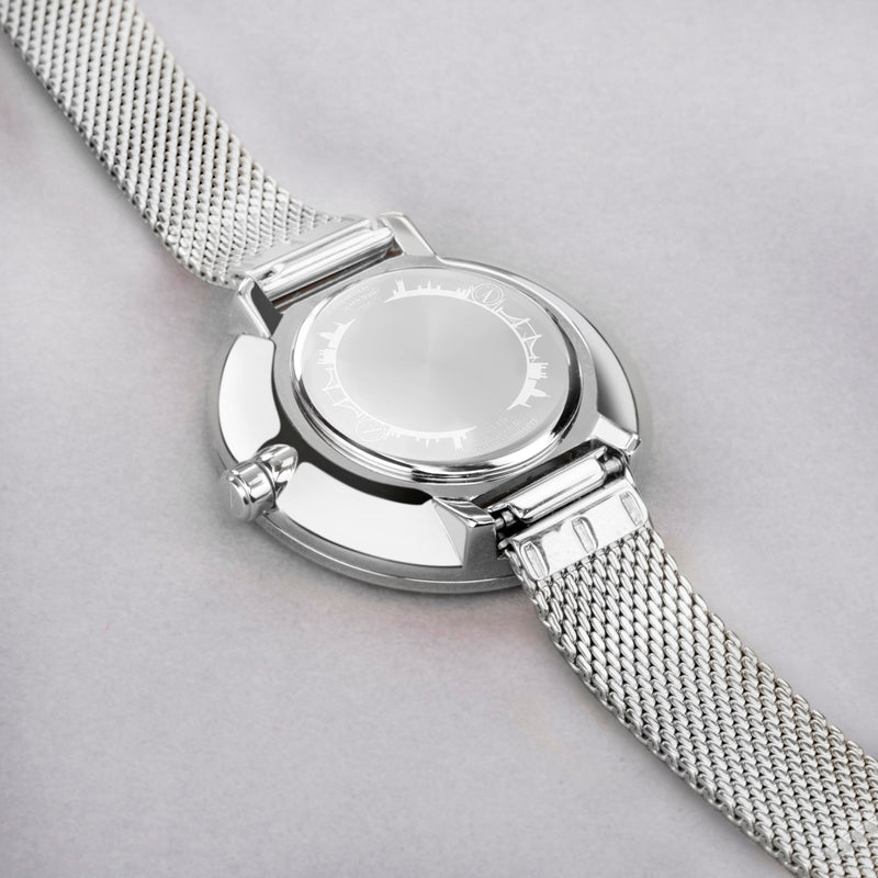 Accurist Ladies Silver Stainless Steel Mesh Bracelet Watch