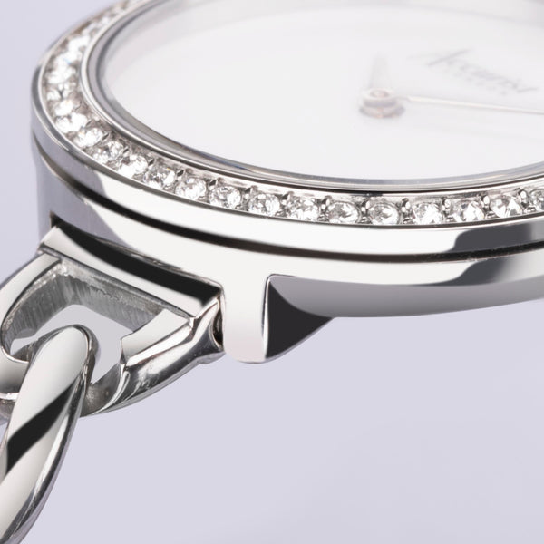 Accurist Ladies Silver Stainless Steel Chain Bracelet Watch