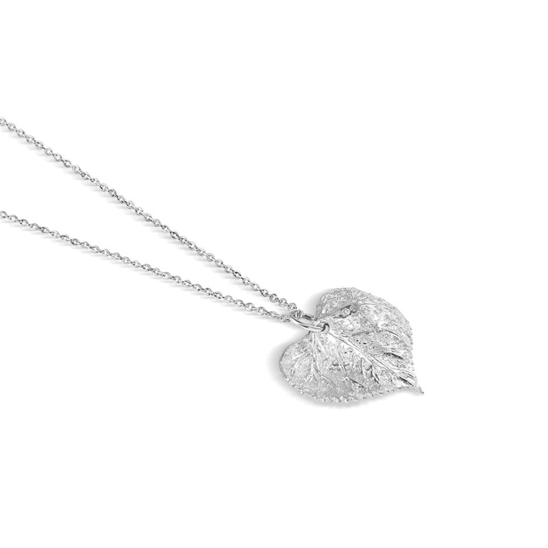 Textured Leaf Pendant