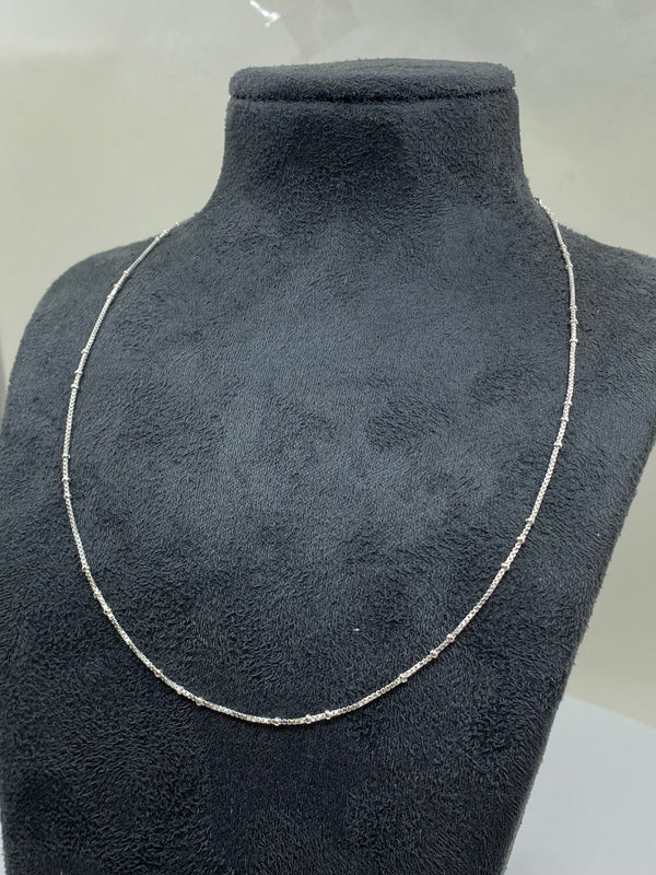 18" Box Link Chain - Sterling Silver