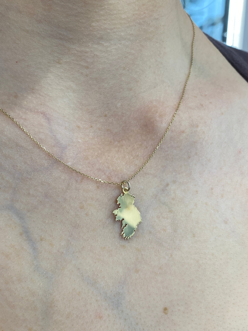 Map Of Ireland Pendant 20mm