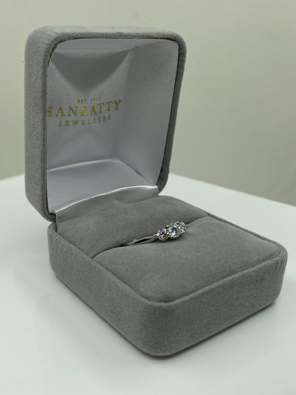 Diamond Trilogy Ring - Platinum