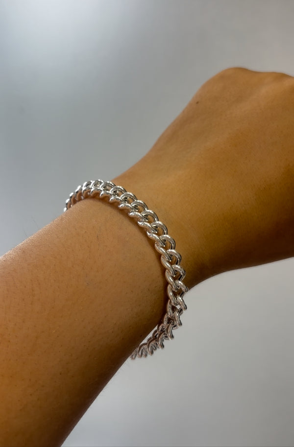 Curb Link Bracelet 19cm - Sterling Silver