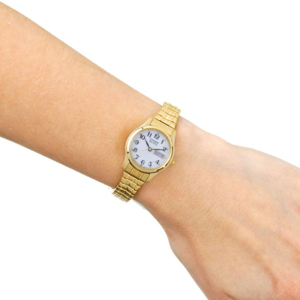 Citizen Ladies Expans Bracelet Ladies Watch White