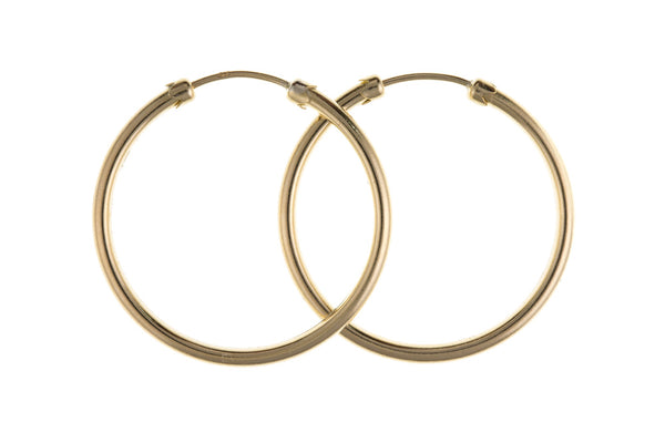 Sleepers 20mm Heavy Weight - 9ct Gold
