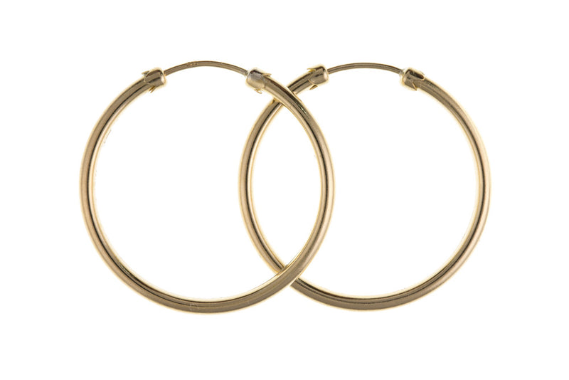 Sleepers 20mm Heavy Weight - 9ct Gold