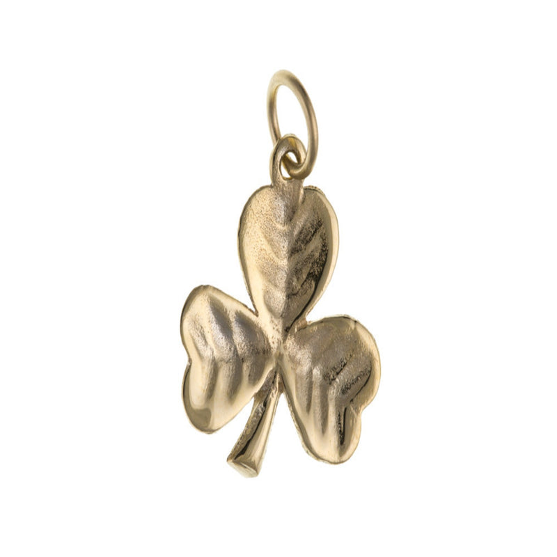 Shamrock Charm- 9ct Yellow Gold