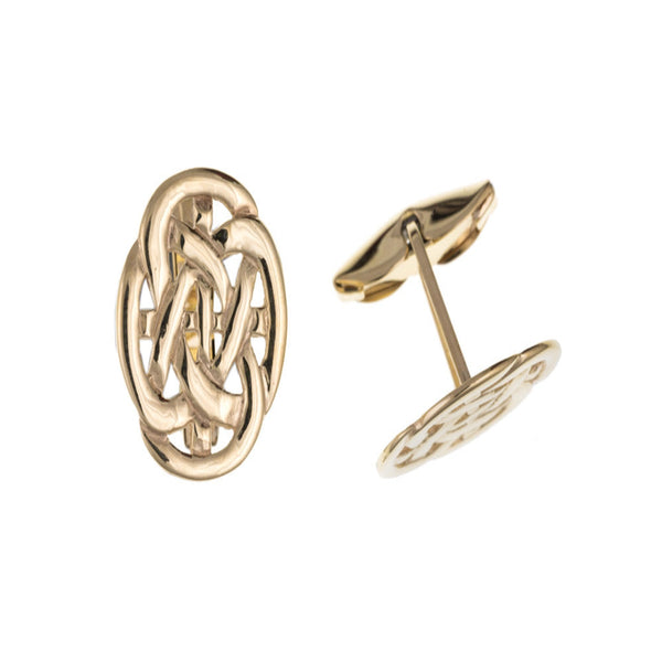 Celtic Design Cufflinks - 9ct Gold