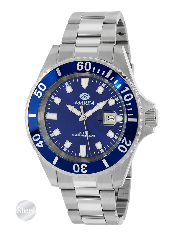 Marea Mens Steel Watch