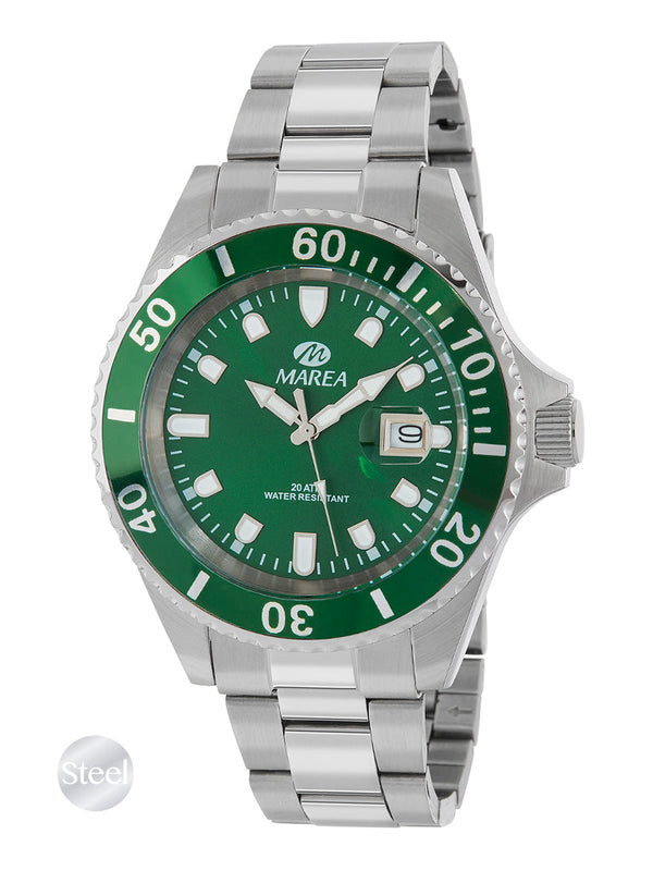 Marea Mens Steel Watch
