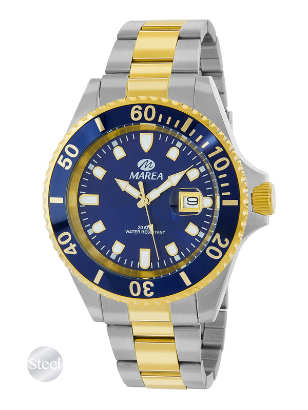 Marea Mens Steel Watch