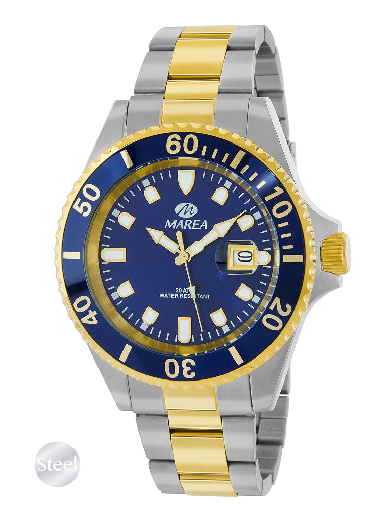 Marea Mens Steel Watch