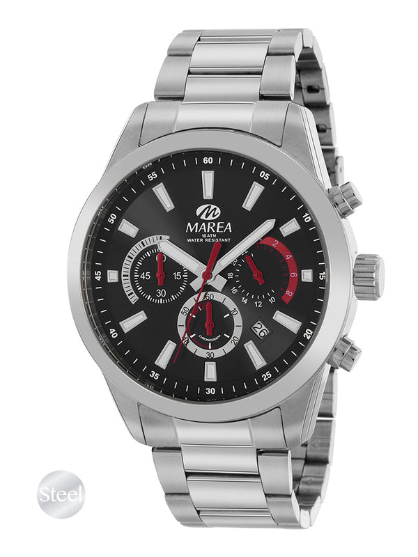 Marea Mens Steel Watch