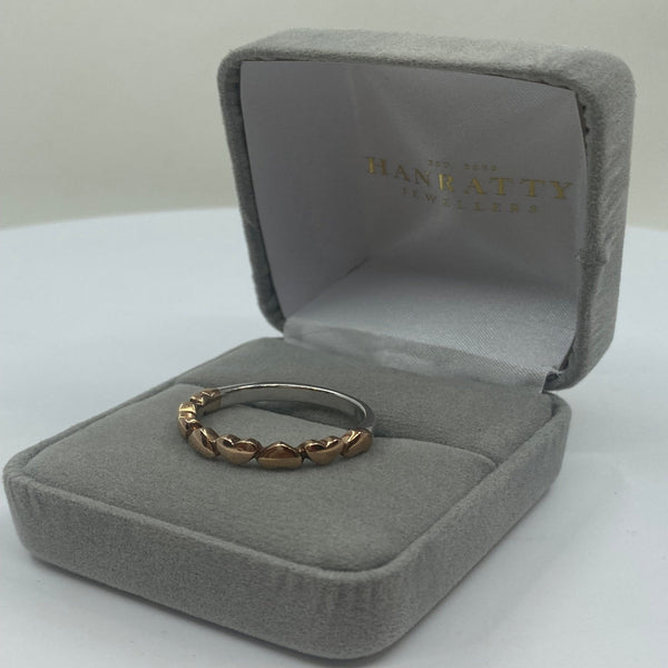 Multiple Hearts Ring - Rose Gold