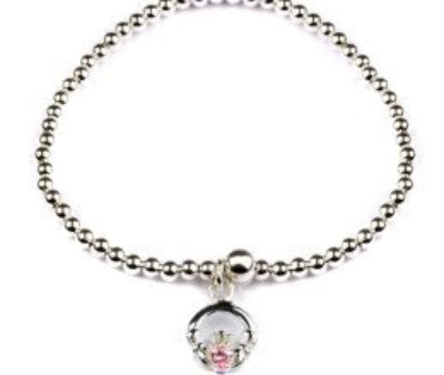Children's Claddagh Charm Bracelets - Sterling Silver