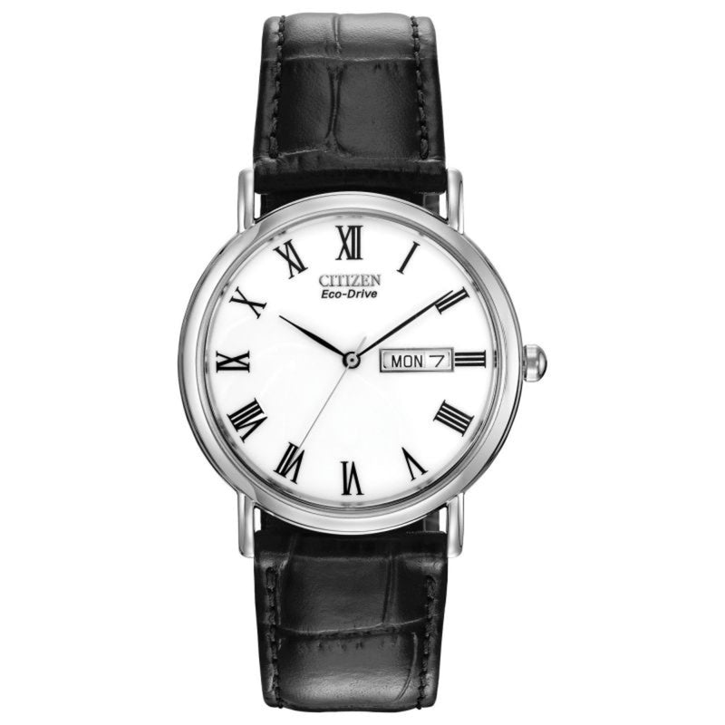 Citizen Gents Leather Strap Mens Watch