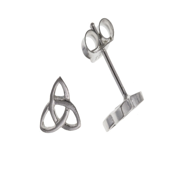 Silver Celtic Stud Earring