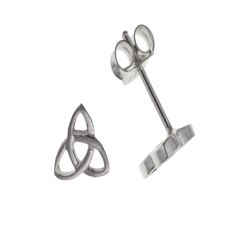 Silver Celtic Stud Earring