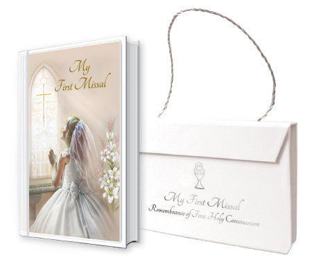 First Holy Communion Prayer Book & Purse