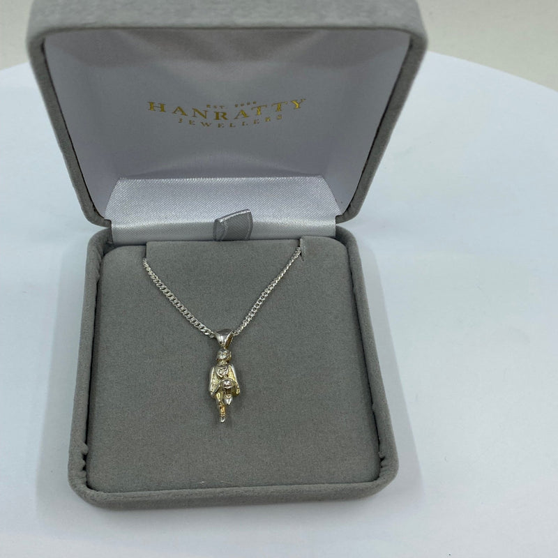Irish Dancer Pendant - Sterling Silver