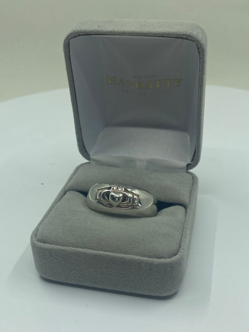 Gents Claddagh Ring - Sterling Silver