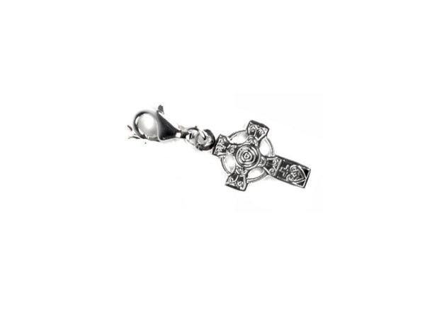 Celtic Cross Charm - Sterling Silver