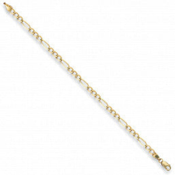 3.5mm Economy Figaro Chain - 9ct Yellow Gold